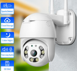 CAMARA DOMO 2 ANTENAS EXTERIOR BLANCA